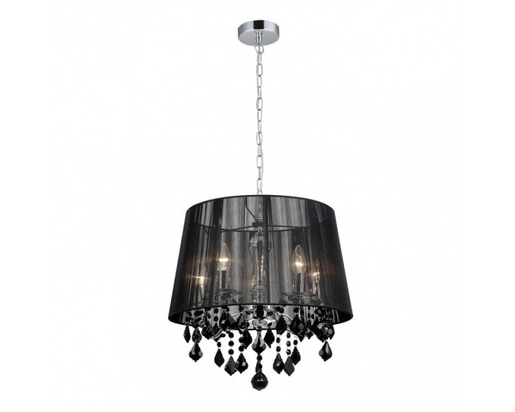 lampa wisząca, żyrandol w stylu glamour z kryształkami